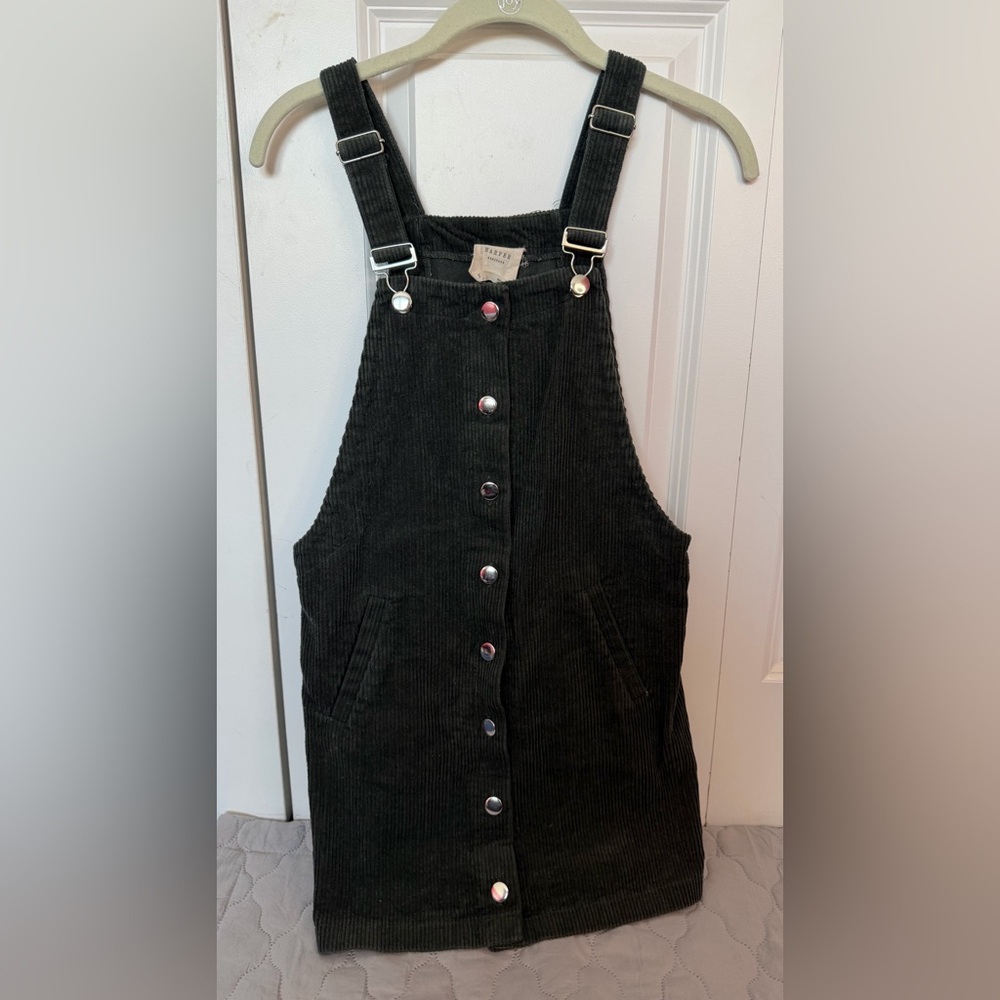 Corduroy Button-Front Mini Jumper